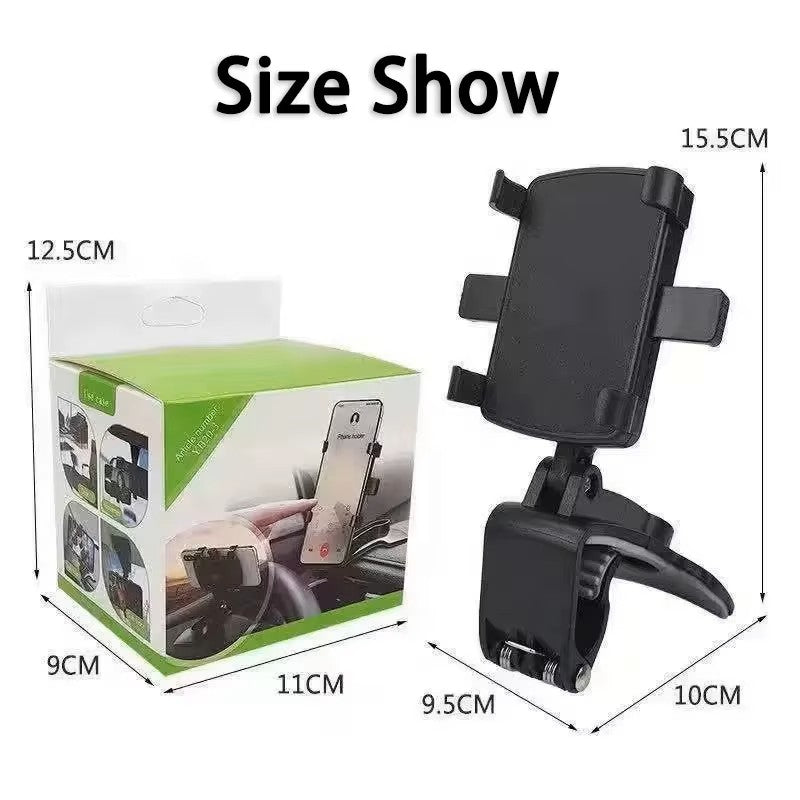 Car Accessories 2 Pc Bundle: Molle Visor Panel and Phone Holder