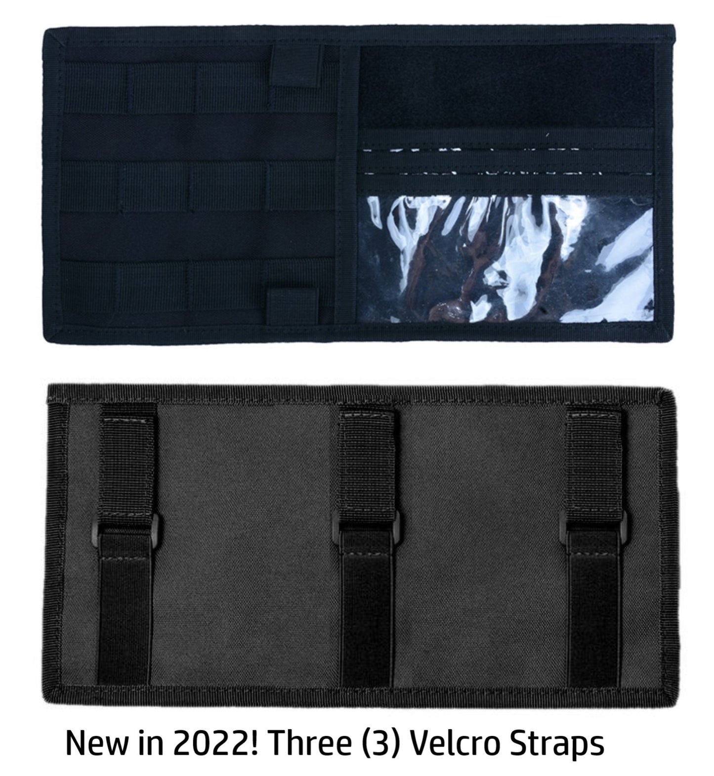 Car Accessories 2 Pc Bundle:  Molle Visor Panel and Phone Holder