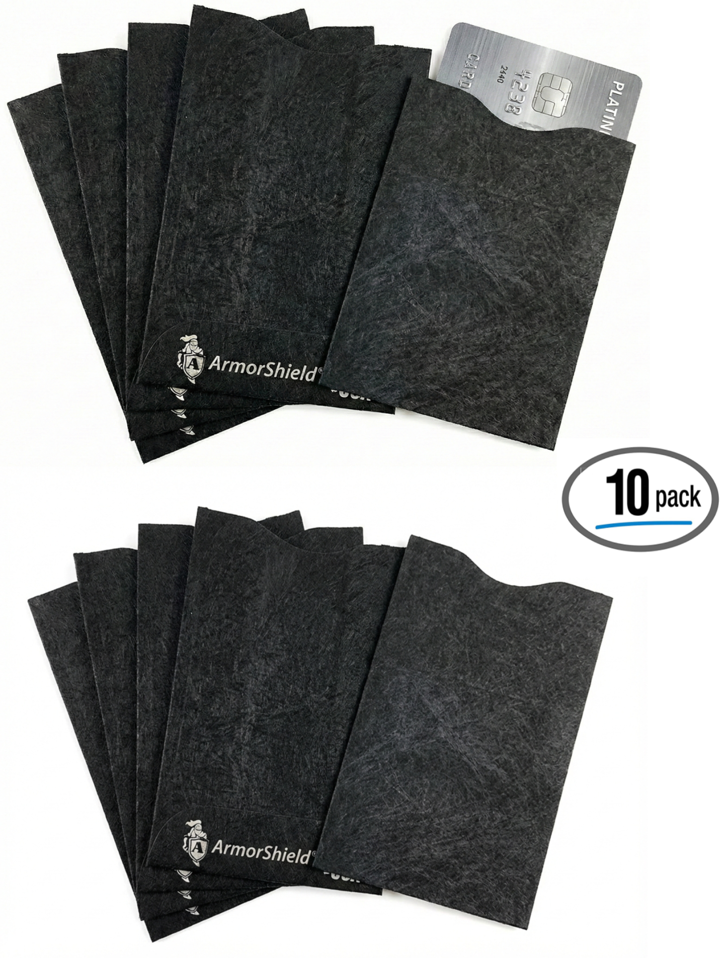 RFID Blocking Sleeves Credit Card Protectors | MADE IN USA - for business professionals, global travelers, and modern minimalists