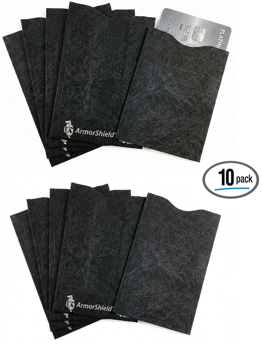 RFID Blocking Sleeves Credit Card Protectors | MADE IN USA - for business professionals, global travelers, and modern minimalists