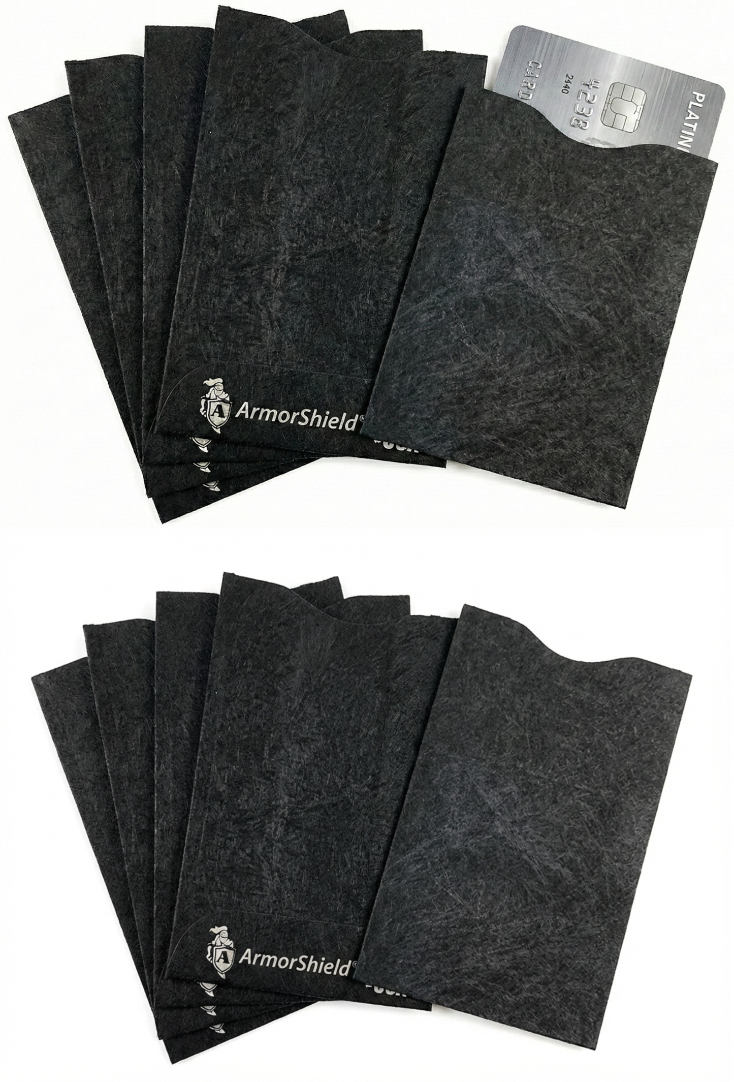 RFID Blocking Sleeves Credit Card Protectors | MADE IN USA - for business professionals, global travelers, and modern minimalists
