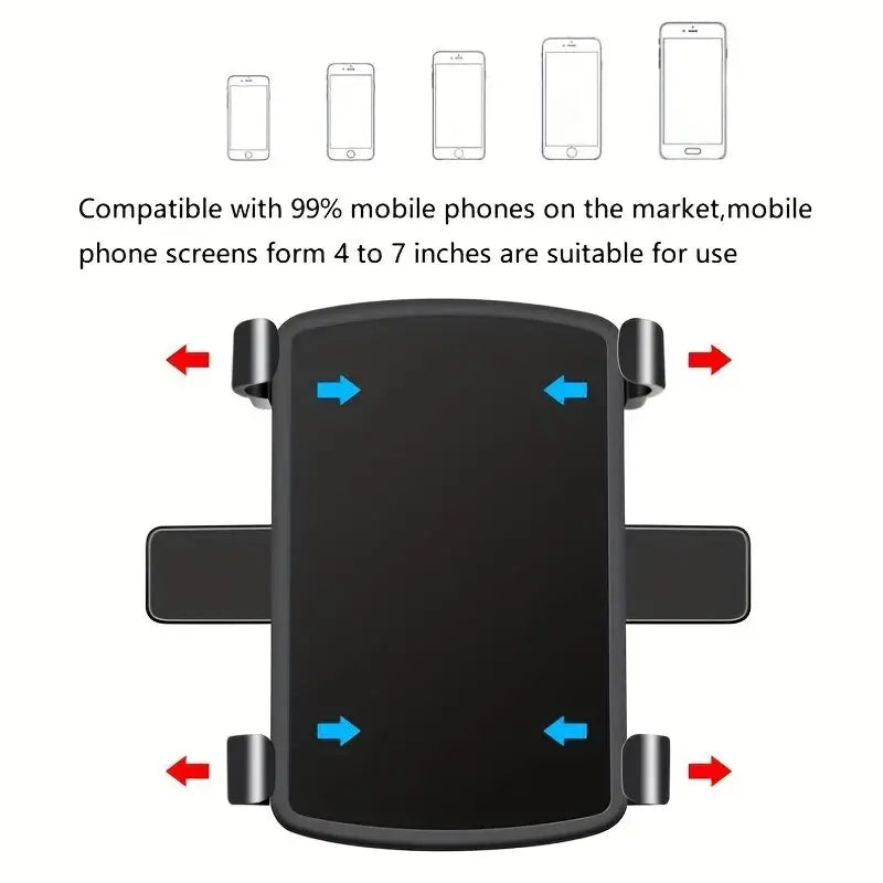 Car Accessories 2 Pc Bundle:  Molle Visor Panel and Phone Holder