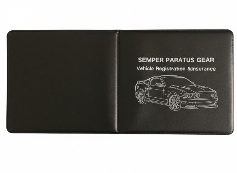 MUSCLE CAR EDITION : Car Auto Document Holders  Registration Insurance Compact