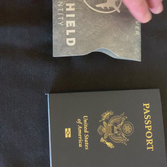 ArmorShield Your Identity Slim RFID Blocking Passport Cover 