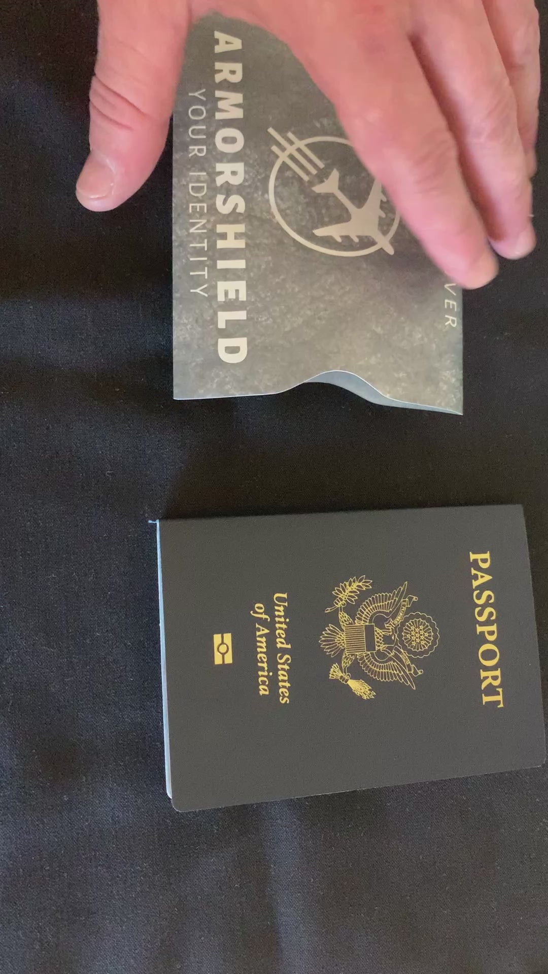 ArmorShield Your Identity Slim RFID Blocking Passport Cover 